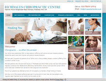 Tablet Screenshot of chiropractor4london.co.uk